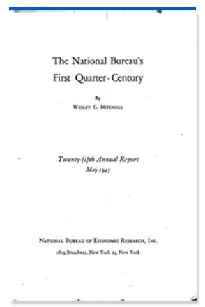 The National Bureau's First Quarter-Century promo image